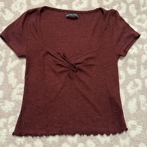 Abercrombie cropped tee